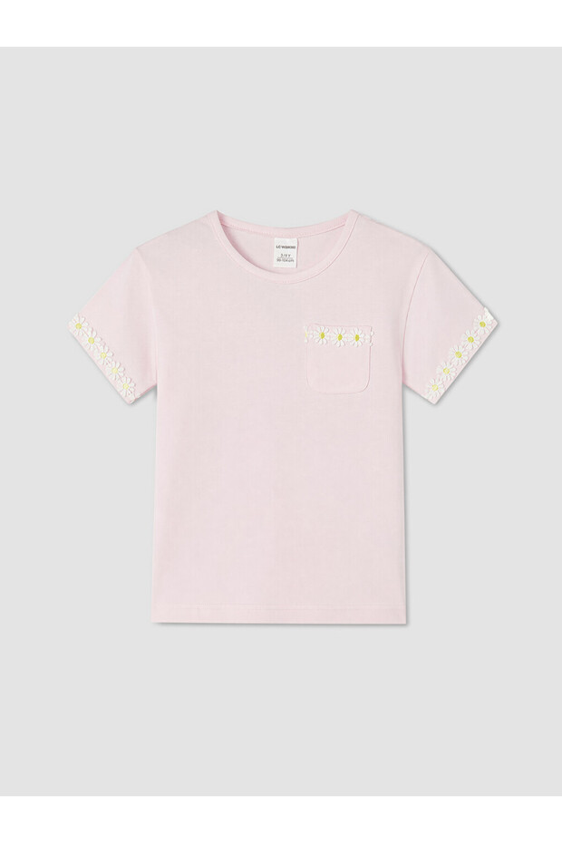 New Season Lcw Kids White Printed Boys' T-Shirt Set