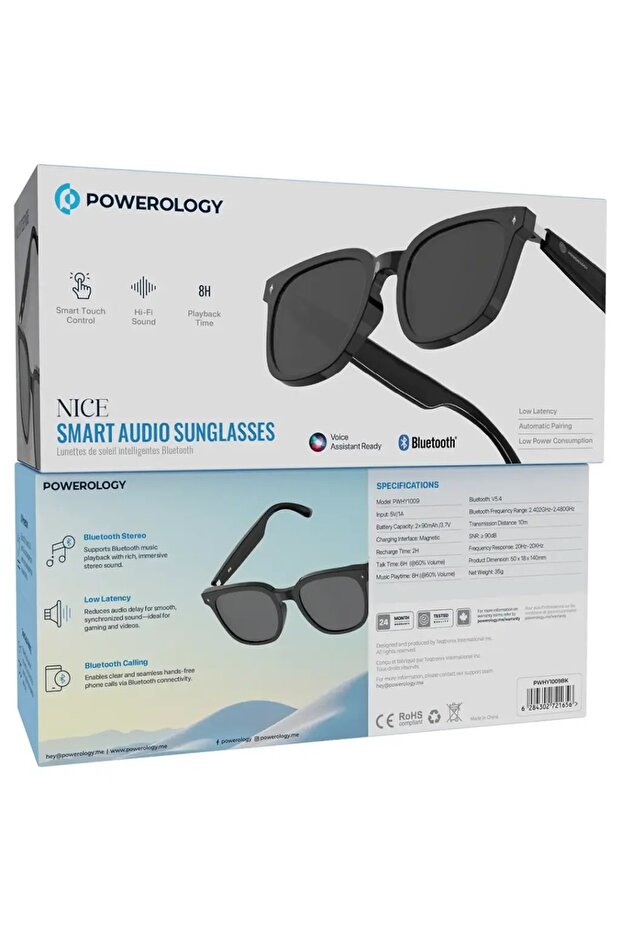 Nice Smart Audio Sunglasses Black