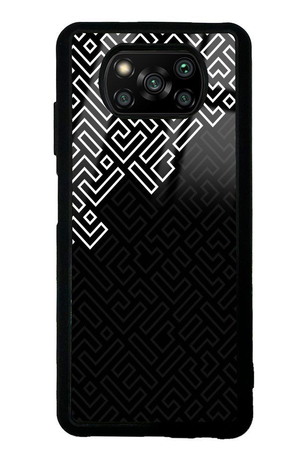 حافظة هاتف Xiaomi Poco X3 لامعة بتصميم Cipher Path