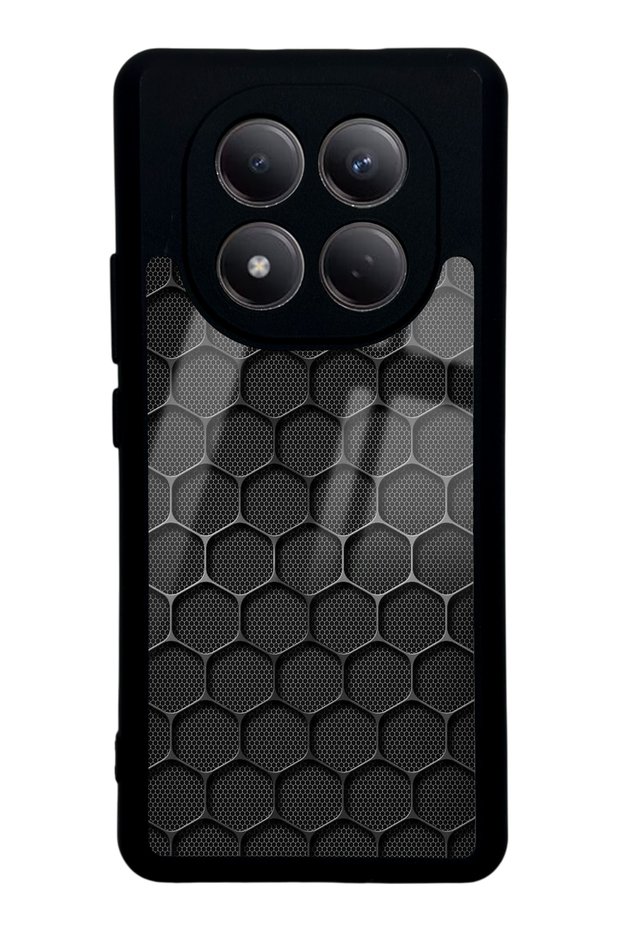 حافظة هاتف لامعة بتصميم شبكي من نوع Xiaomi Redmi Note 15