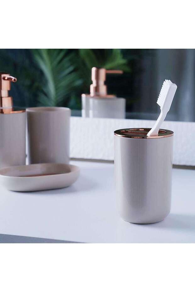 LAZLO TOOTHBRUSH HOLDER BEIGE