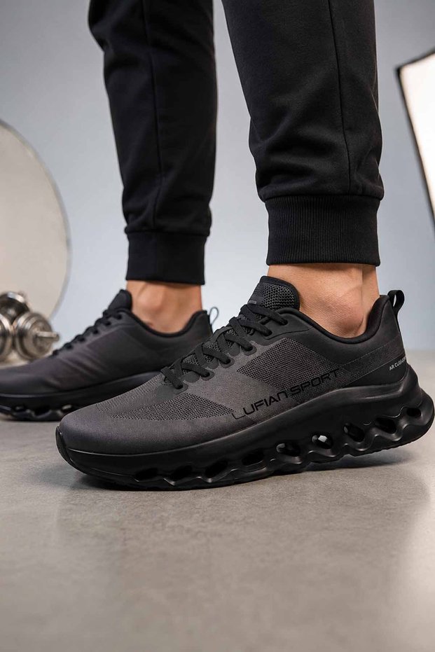 Men's Black Sneakers Running, Walking and Daily Sports Shoes
