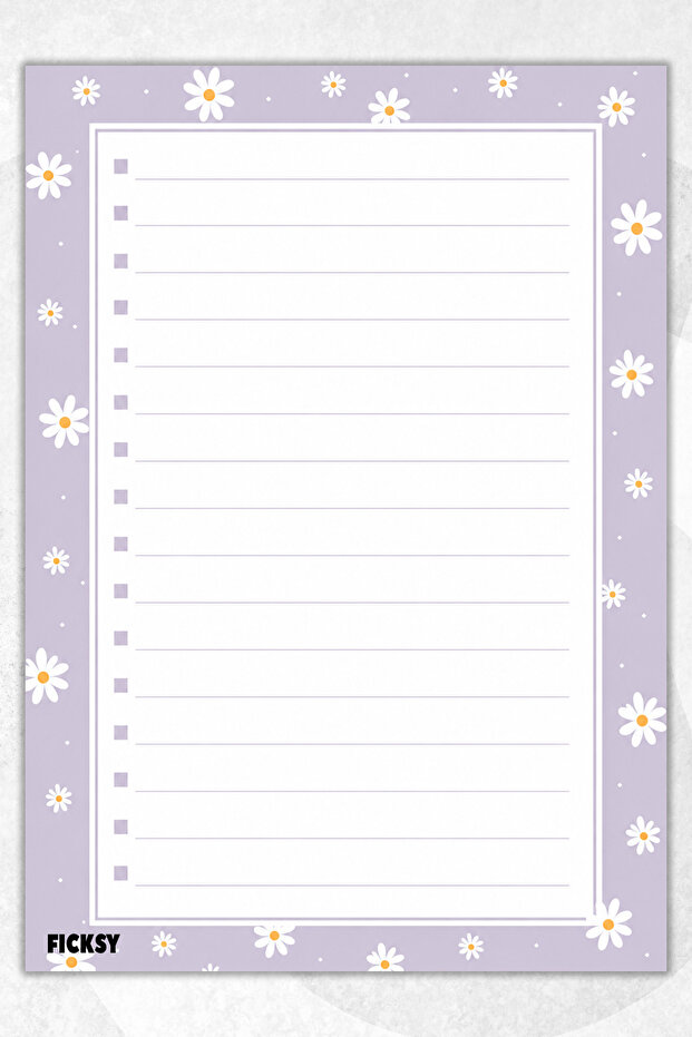 A5 Notepad Lined Notebook - 50 Sheets - Memopad - Notepad - Notepad - Note Paper - 1