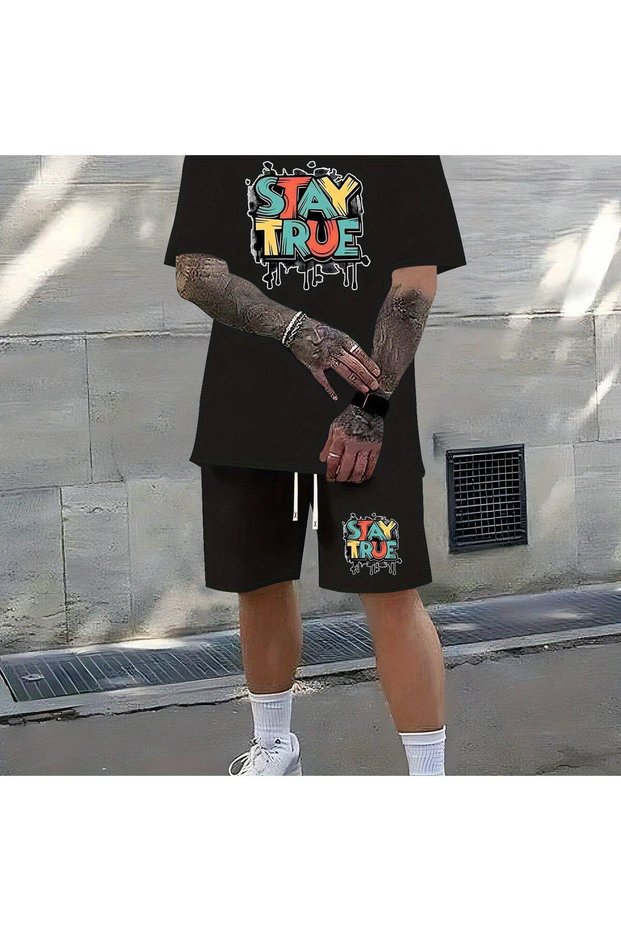 Modern Street Fashion Oversize T-Shirt Shorts Set 🩳