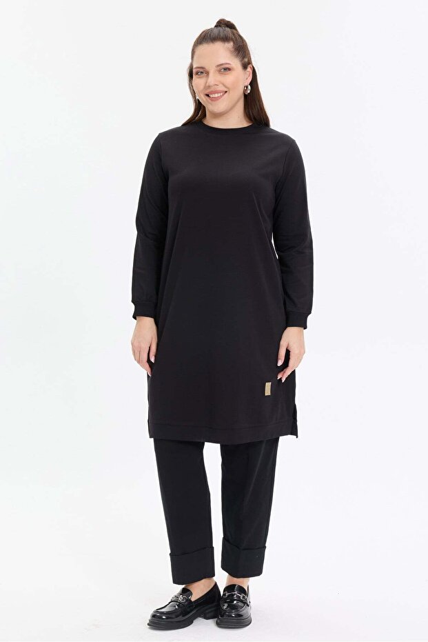 Basic Comfortable Fit Long Women's Tunic