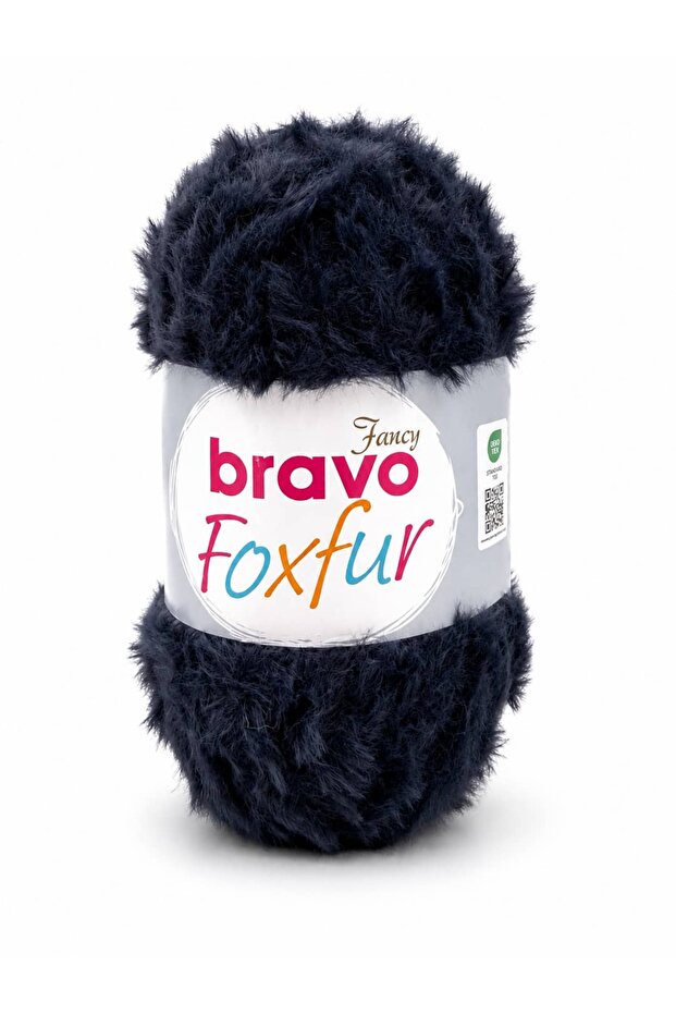 Foxfur Fancy Long Fur Plush Knitting Yarn 100 Gr 50 Meters (Color No: 38)