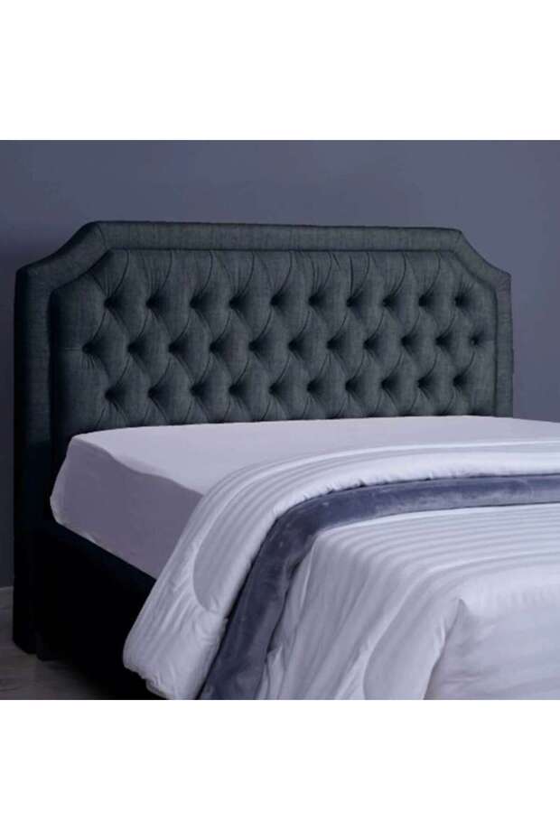 ANDROMEDA HEADBOARD CHANEL DARK GREY L-140 : H-125 CM