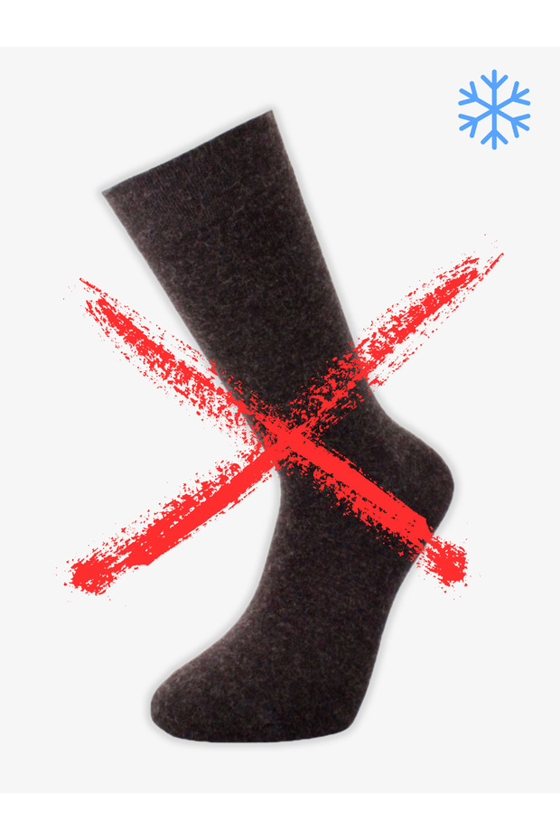 Valais Fine Wool Winter Socks Comfortable Men's 12-Piece Socks