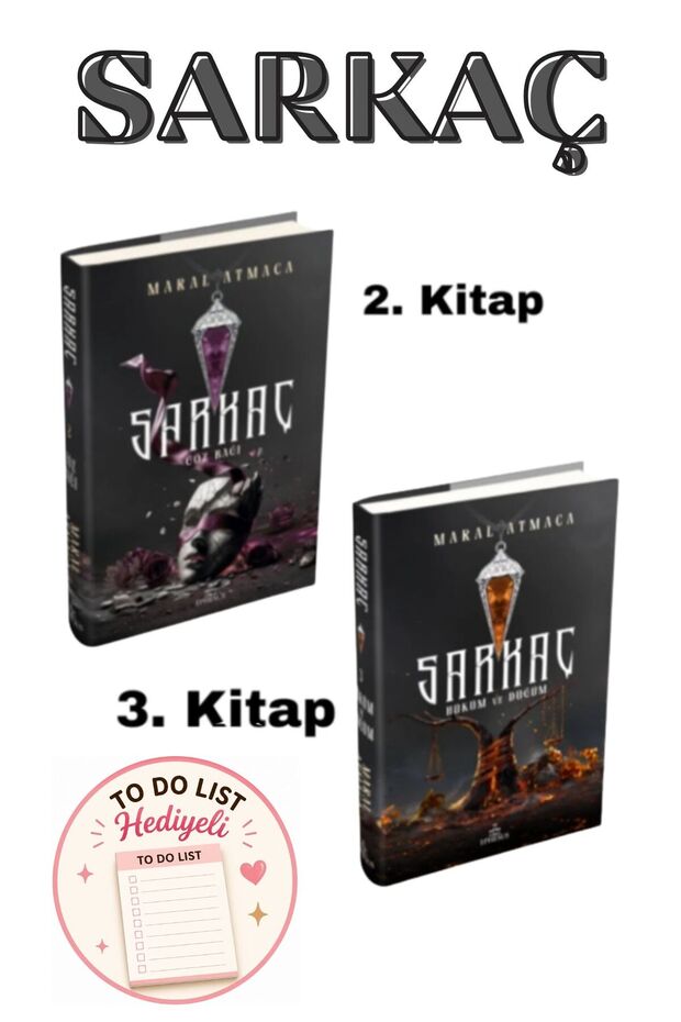 Sarkaç 2 Göz Bağı ve Sarkaç 3 Hüküm ve Düğüm Maral Atmaca 2 Kitap Ciltli Set TO DO LİST HEDİYELİ