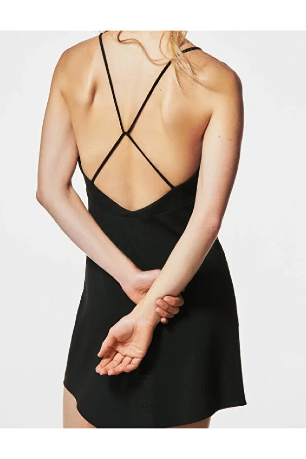 Rochie scurta, Negru - 2