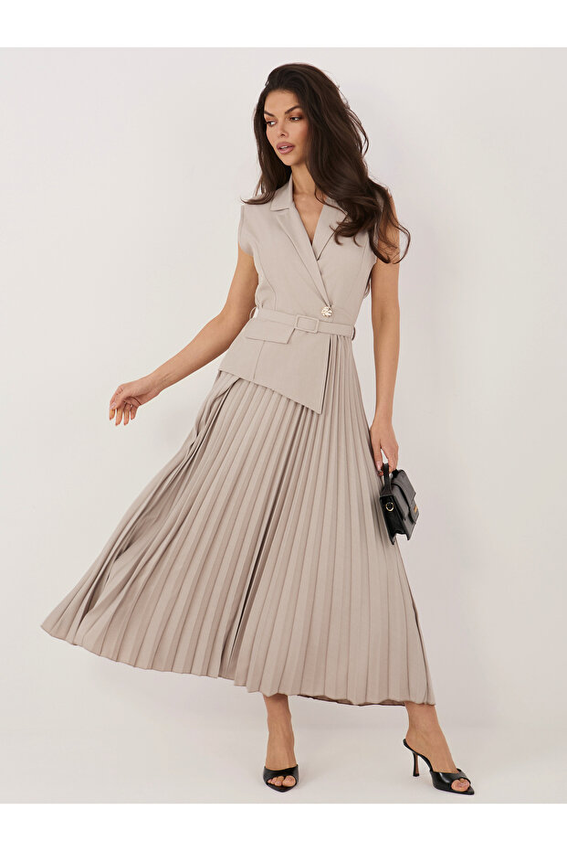 Rochie Dama Bej - 2