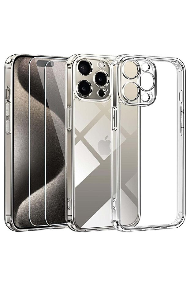 Clear Case Compatible with iPhone 15 Pro Max 6.7" [Long Lasting Clarity] [Military Grade Drop Protection]