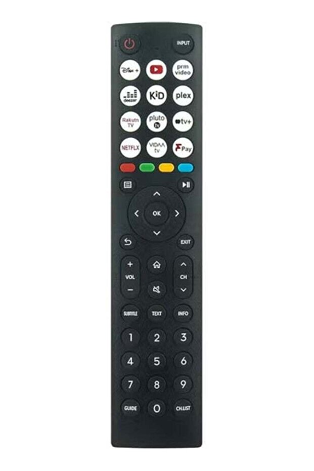 EN2N36H Replacement Remote Control Compatible with Hisense Smart TVs