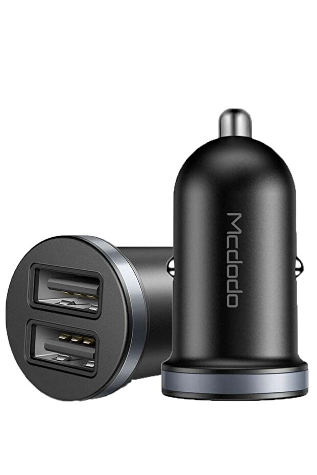 CC-6601 Octopus Car Charger - Dual USB Fast Car Charger (2.4A) - Black