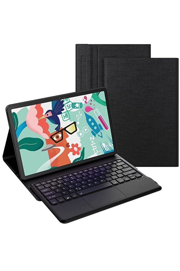 Galaxy Tab S7 FE Keyboard Case 12.4" 2021, Wireless Detachable Keyboard (Black)