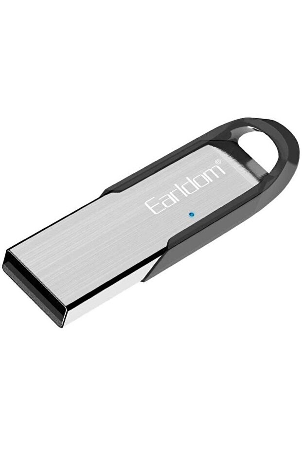 Wireless Audio Receiver Adapter with Microphone – ET-M73 Bluetooth Receiver for Hands-Free Calls & Music Streaming (Silver & Black)