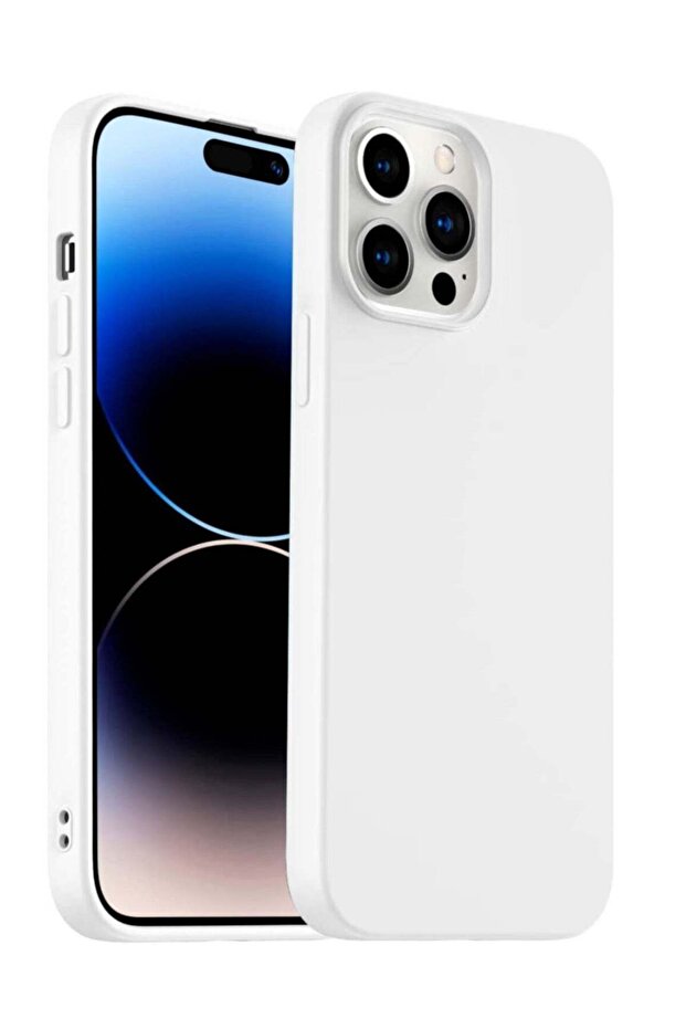 Designed For iPhone 14 Pro, Silicone Slim Shockproof Case with Soft Scratch Resistant Microfiber Liner