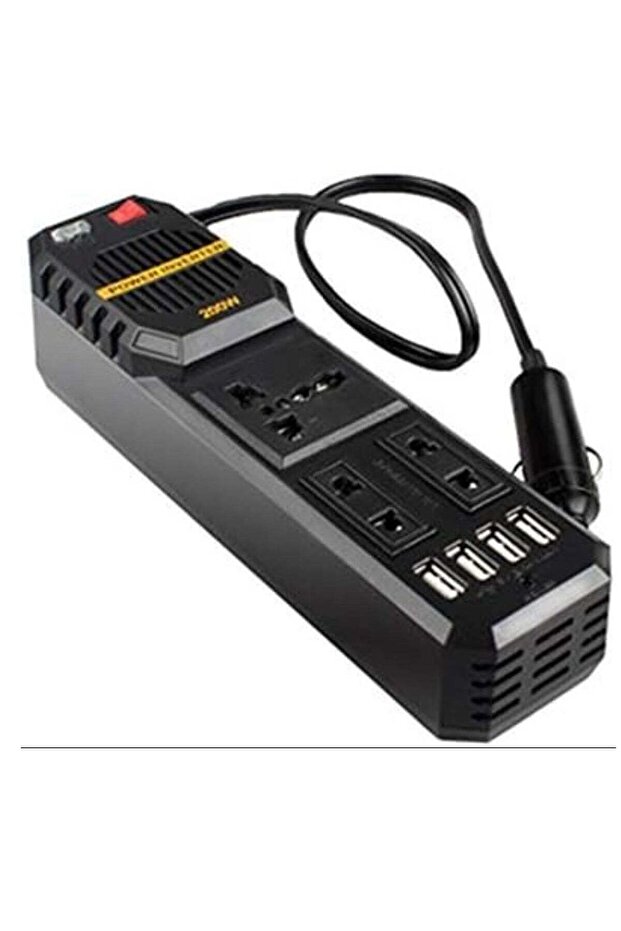 200W Mini Car Vehicle Inverter DC 12V to AC 220V USB Output High-power Power Inverter Small Car Special Edition