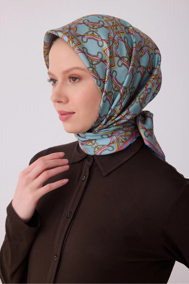 وشاح منسوج من الحرير بنقشة التويل 4328D