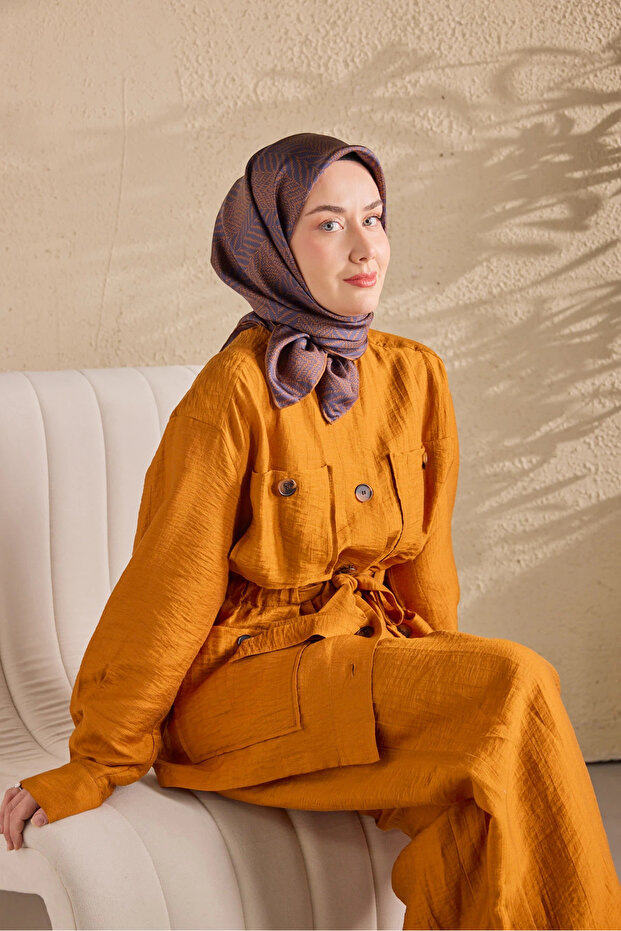 وشاح من الحرير المزخرف بنقشة التويل 11520