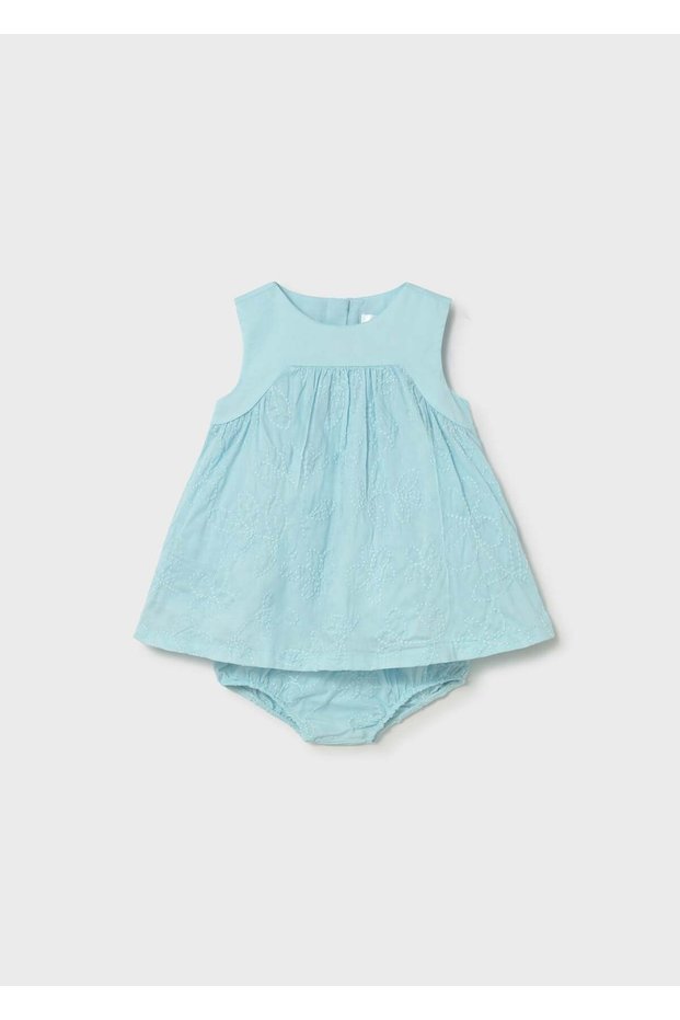 Newborn Baby Girl Dress and Laundry Blue