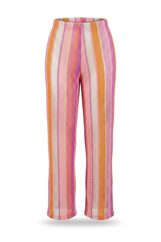 Multicolored Knitwear Trousers