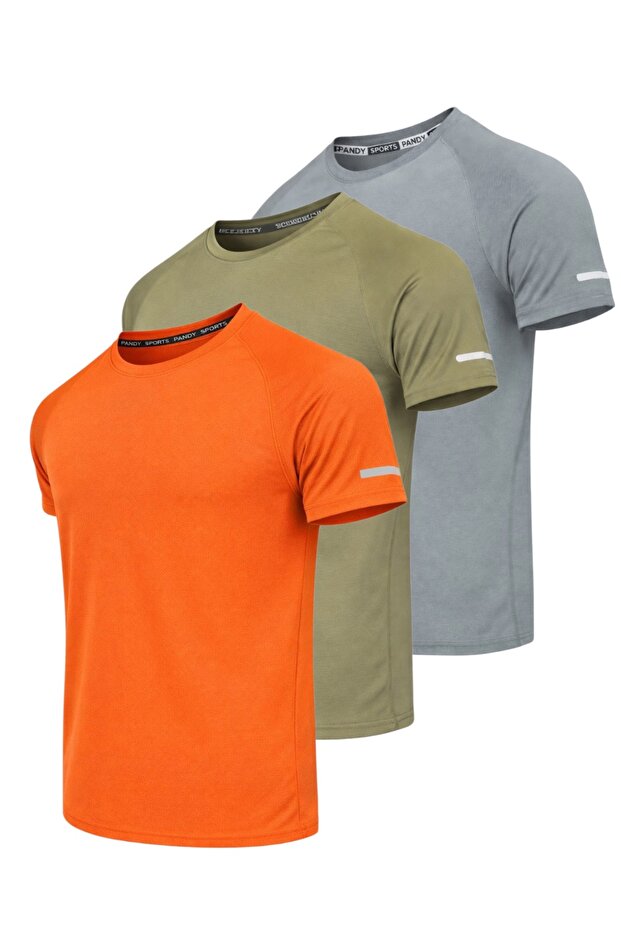 3-Pack of Quick-Dry Athletic Technical Sports T-Shirts