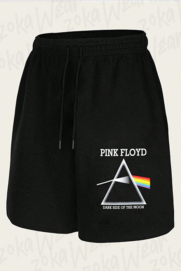 Unisex Pink Floyd Dark Side Design Printed Shorts