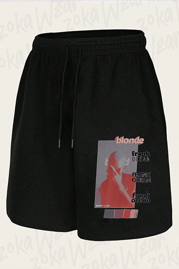 Unisex Frank Ocean 4 Design Printed Shorts