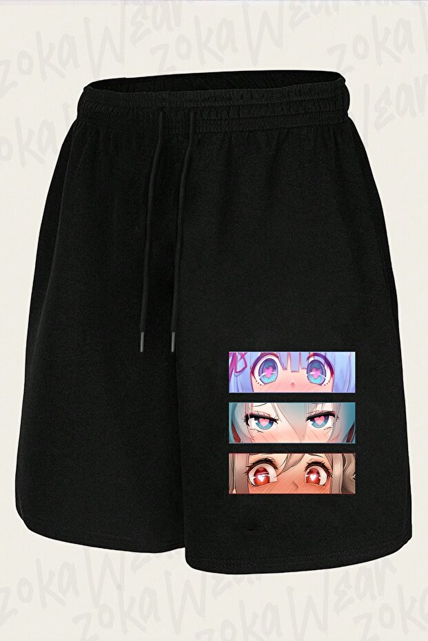 شورت مطبوع بتصميم Lewd Eyes Bundle للجنسين