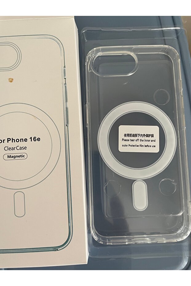 İPHONE 16 E ŞEFFAF KILIF ORJİNAL