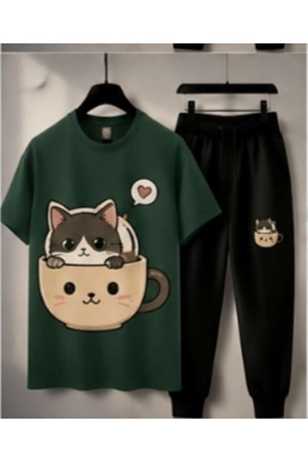 Summer Collection New Arrival T-Shirt & Shorts Set Printed Pattern Lightweight & Cool Fabric for All-Day Comfort