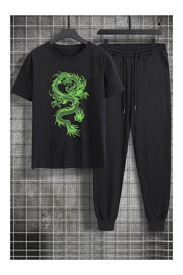 Summer Collection New Arrival T-Shirt & Shorts Set Printed Pattern Lightweight & Cool Fabric for All-Day Comfort