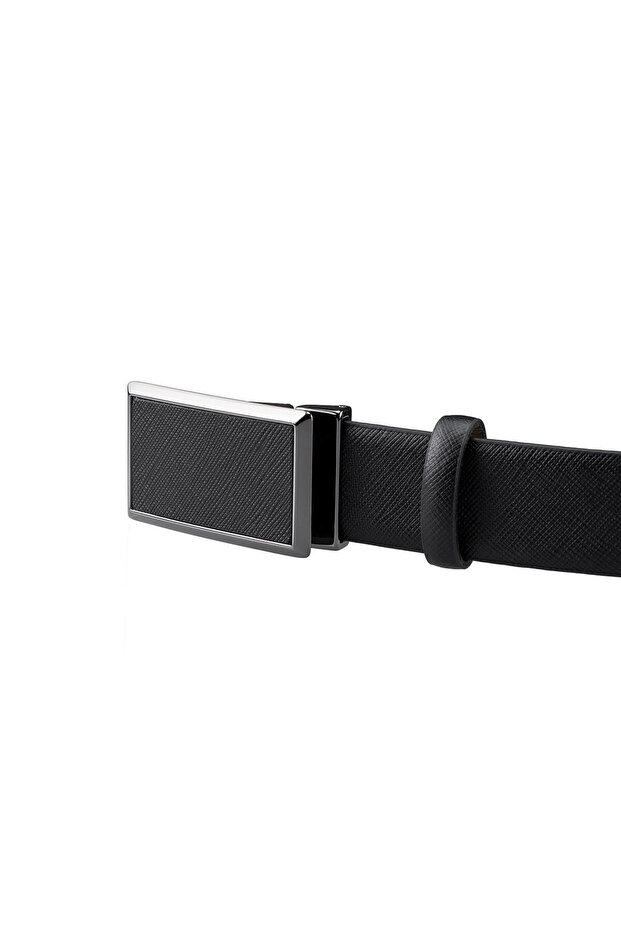 Black Men's 100% Genuine Classic Belt