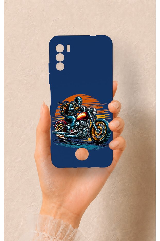 Reeder S19 Max Pro S Compatible Moto Rider Patterned Silicone Case