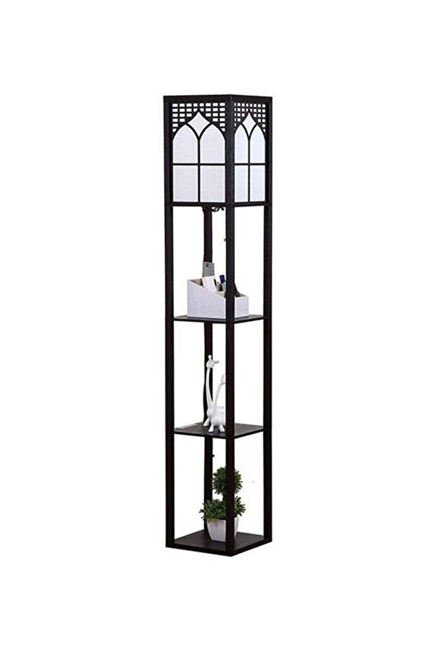 Nordic Modern Bedroom linen cover Standing Floor vertical lamp With 9W bulb