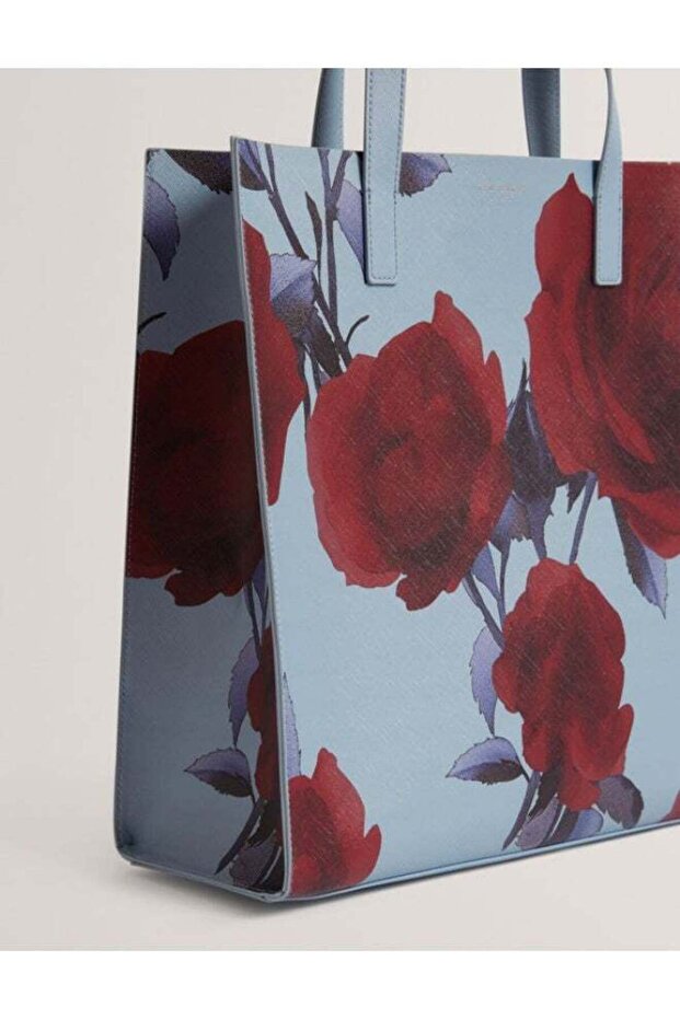 Large Rose Print Icon Bag