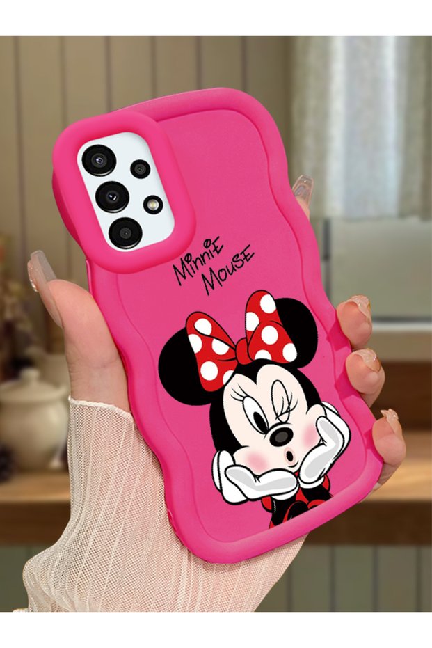 Samsung Galaxy A13 4g Compatible Case Camera Protective Red Silicone Couple Phone Case Cute Pattern