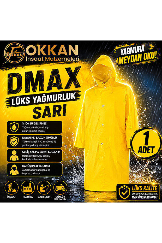 LÜKS YAĞMURLUK SARI 1 Adet