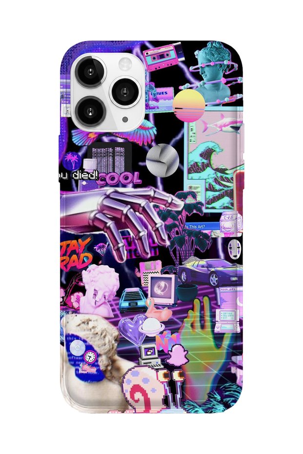 iPhone 11 Pro Compatible Printed Transparent Phone Case | Collection: Neondream District