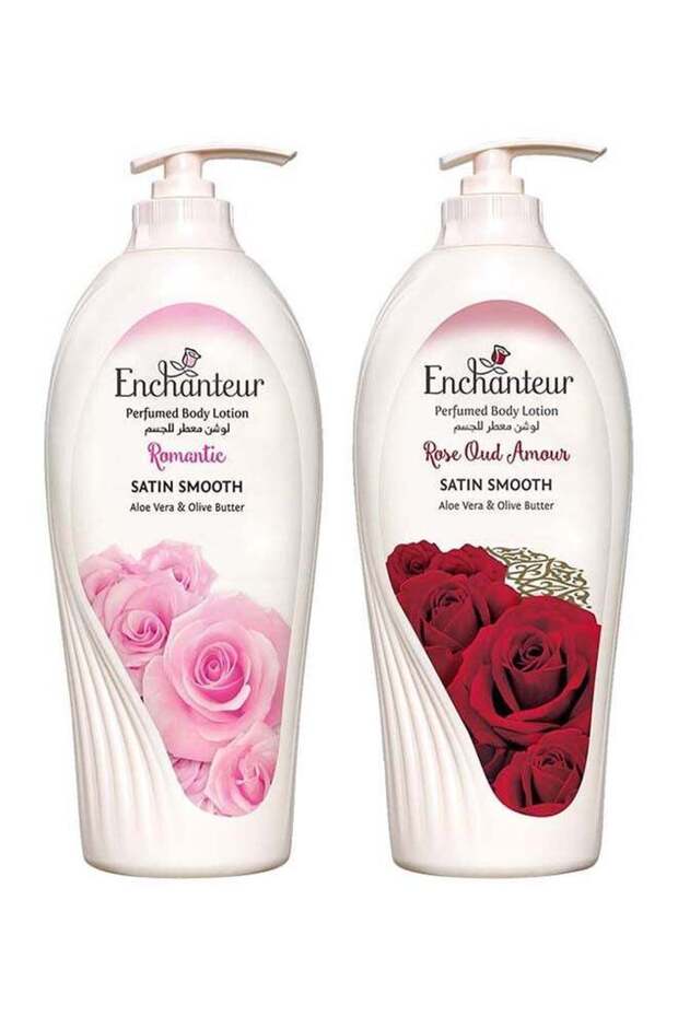 Lotion Assorted Romantic And Rose Oud Amour Multicolour 2x500ml