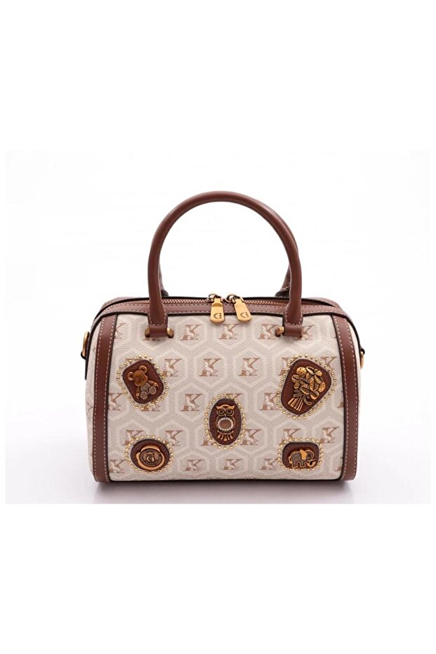 حقيبة يد وكتف نسائية سريعة الاستخدام بنمط مونوغرام فاخر مستوردة طراز C2513