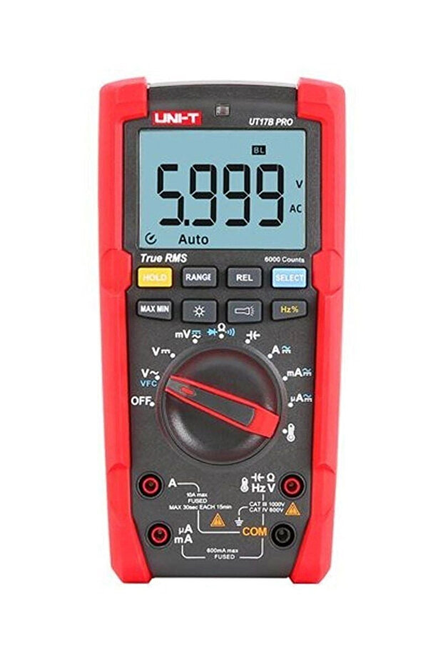 Ut17B Pro 1000V True Rms Digital Multimeter