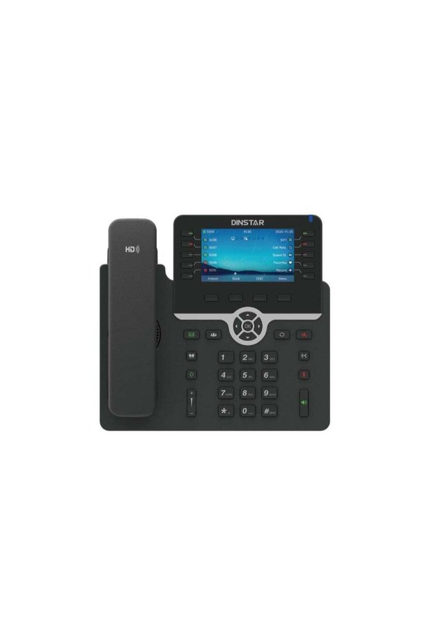 C66GP Flagship Gigabit IP Phone – 4.3" Large Color Display, 15+ SIP Accounts, Dual Gigabit Ports, PoE, HD Voice Executive VoIP Desk Phone for Reception & Business