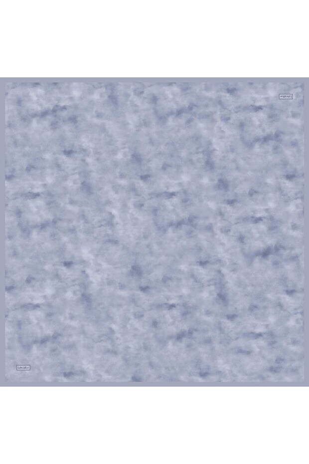 Gray Vintage Pattern Twill Silk Scarf