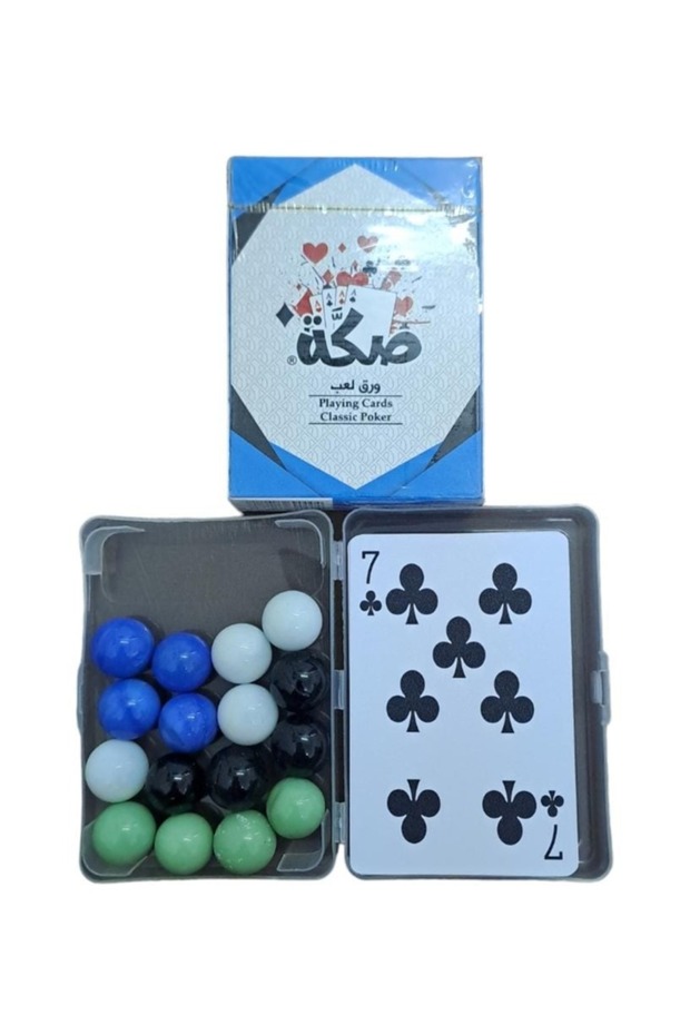 Strong And Durable Jackaroo Card Game For 4 People With 16 Marbles