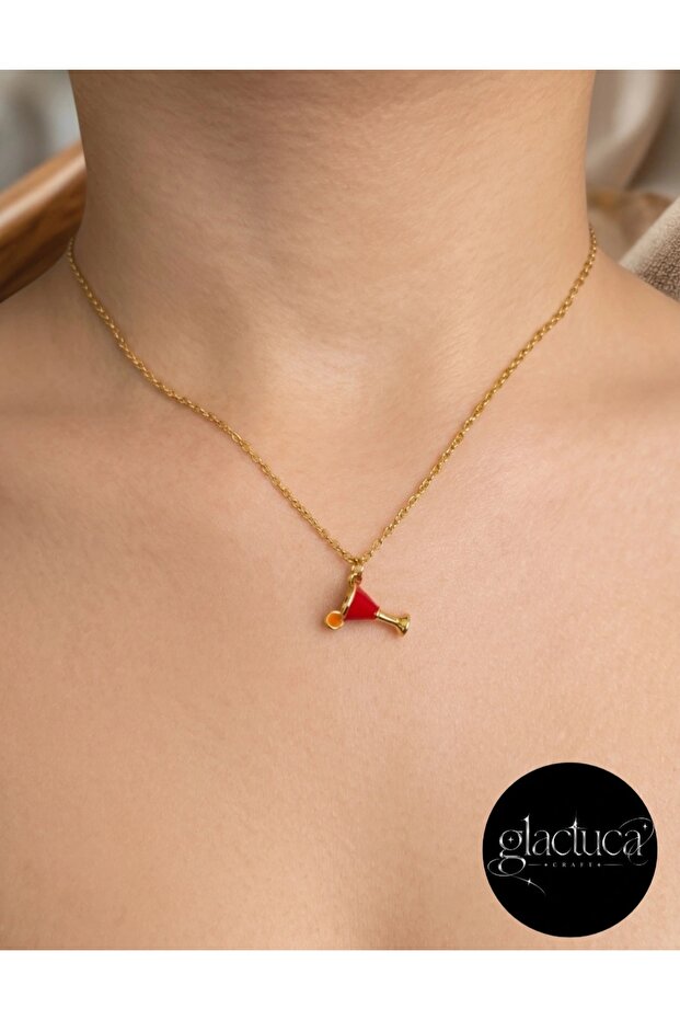 Kadehte Cocktail Steel Chain Necklace