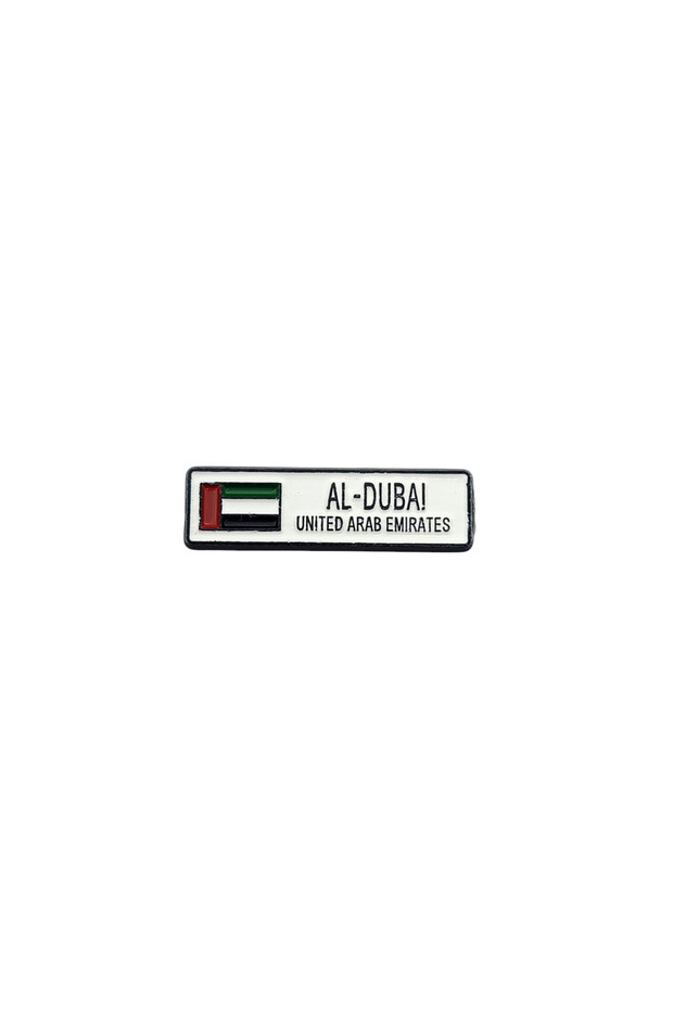 Al-Dubai UAE Flag Badge Metal Sticker for Phone Cases And Laptops Devices