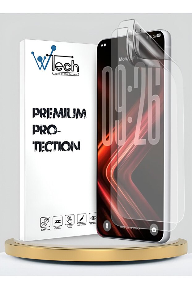 Infinix GT 50 Pro 5G 2026 Premium Hydrogel Film Thin and Flexible 2 Pack Clear