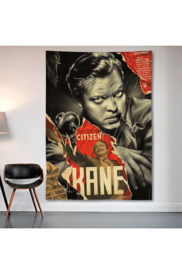 Citizen Kane Wall Covering Wall Tapestry First Quality Satin Fabric Poster